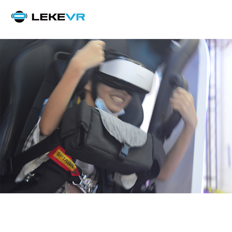 LEKE VR Business Project High ROI Eyecatching 9D VR 360 Roller Coaster Cinema Simulator Chair Virtual Reality Flight Simulator