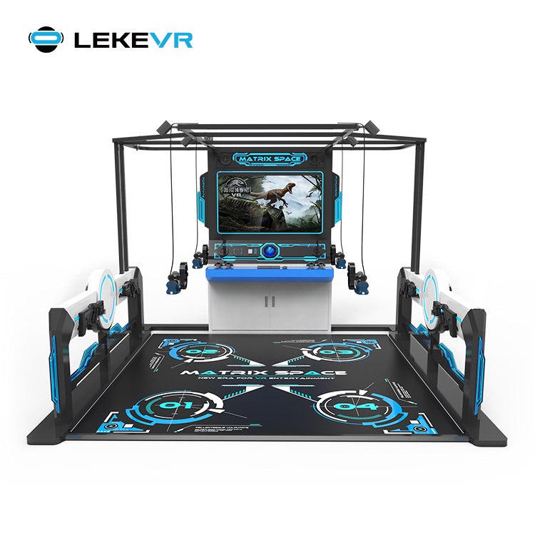 LEKE VR Matrix Space 4 Players Zombie Games Escape Room Arcade Machine Vr Simulator