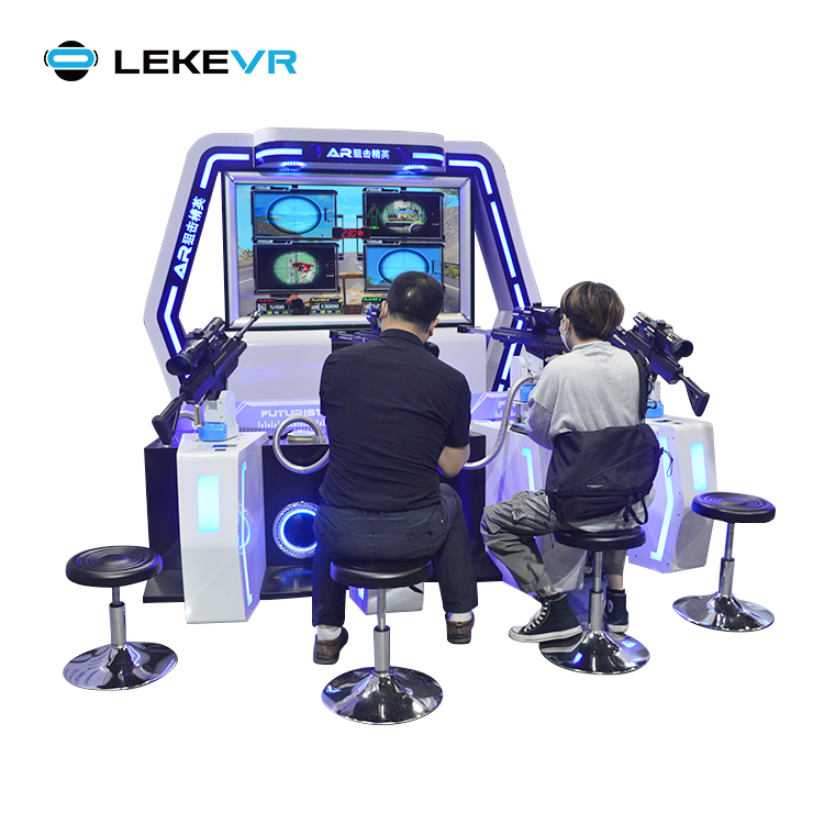 LEKE VR AR Sniper Elite Multiplayer Shooting Games Machine Virtual Reality Them Park Arcade Machine 
