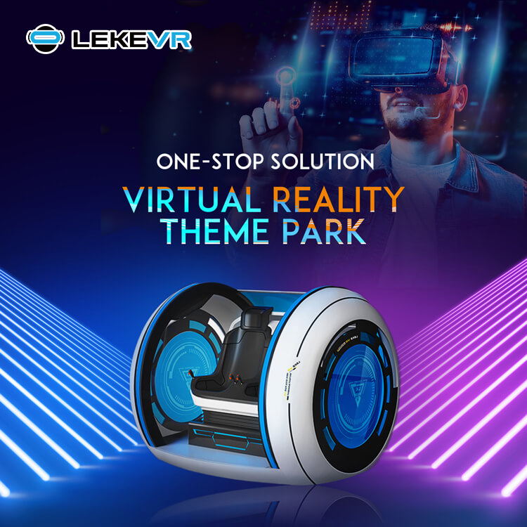 LEKE VR Game Virtual Reality Space Shuttle2.0 VR Business Solutions Provider 9D VR Simulator Egg Chair