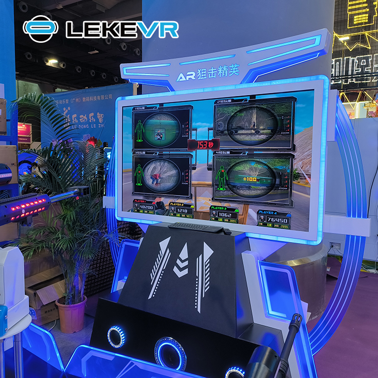 LEKE VR Amusement Park Arcade Machine AR Sniper Elite Virtual Reality Multiplayer World Game VR Business
